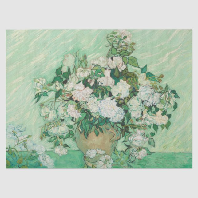 Roses - Vincent van Gogh Tissue Paper (Front)