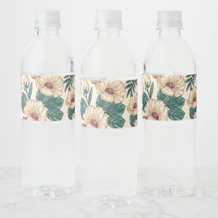 Roses Water Bottle Label
