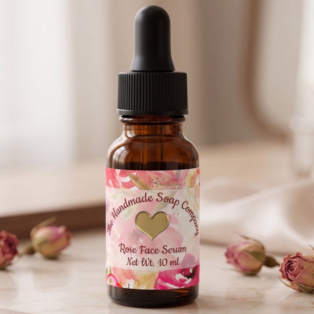 Roses waterproof soap and cosmetics  labels (Creator Uploaded)