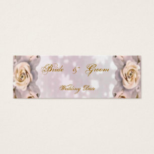 Roses Wedding Favor Tag
