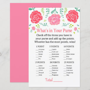Roses What's in your purse game
