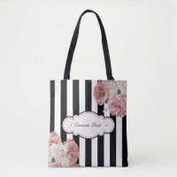 Roses with Black and White Stripes