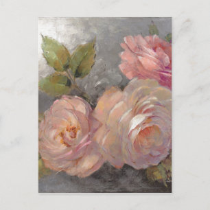 Roses with Grey Postcard