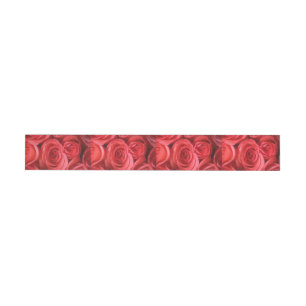 Roses Wrap Around Label
