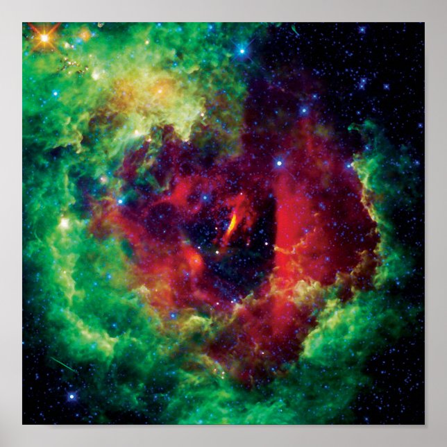 Rosetta Nebula NASA Space Photo Poster (Front)