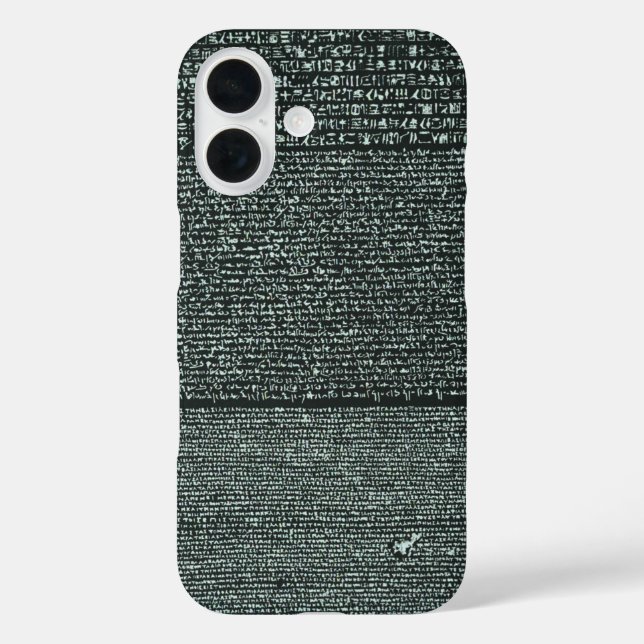 Rosetta Stone Ancient Egyptian hieroglyphs  Case-Mate iPhone Case (Back)