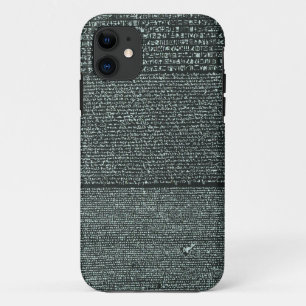Rosetta Stone Ancient Egyptian hieroglyphs iPhone 11 Case