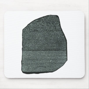 Rosetta Stone Ancient Egyptian hieroglyphs Mouse Pad