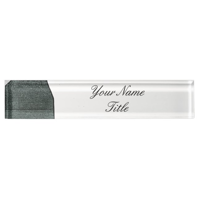 Rosetta Stone Ancient Egyptian hieroglyphs Nameplate (Front)