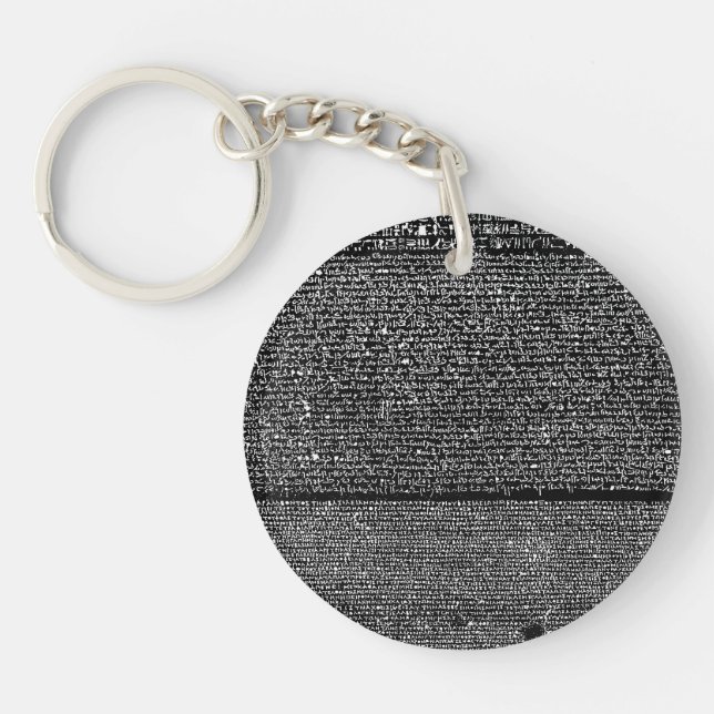 Rosetta Stone Keychain (Front)