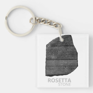Rosetta Stone pharaoh languages interpretation key Keychain