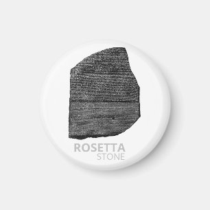 Rosetta Stone pharaoh languages interpretation key Magnet