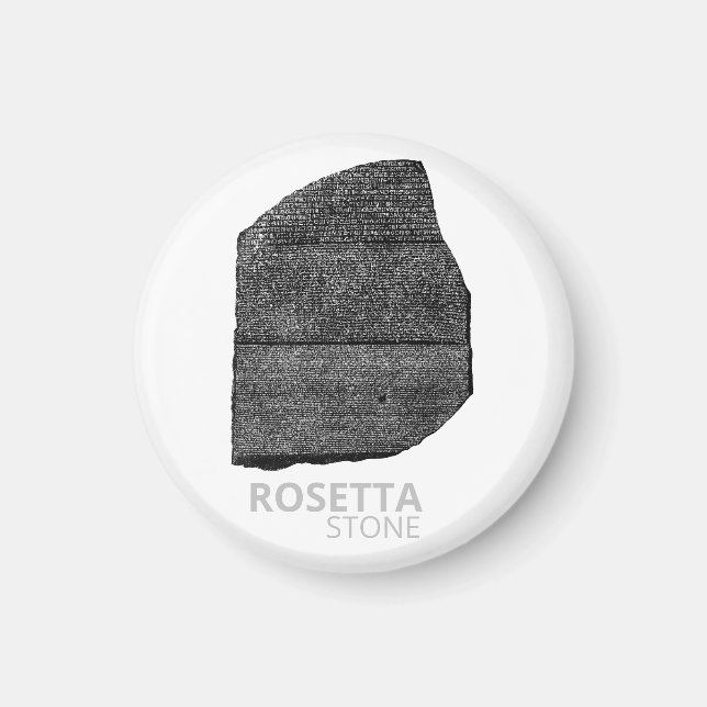 Rosetta Stone pharaoh languages interpretation key Magnet (Front)
