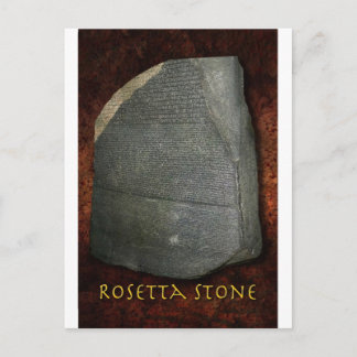 Rosetta Stone Postcard