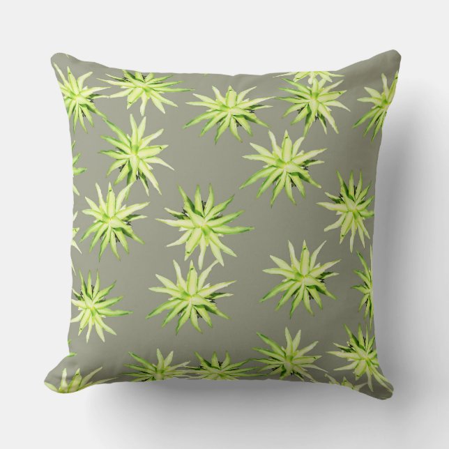 Rosette d'agave - Oreiller à lancer de la moelle n (Recto)