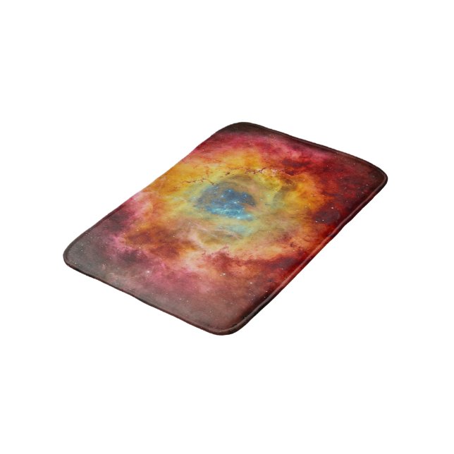 Rosette Nebula Bath Mat (Angled)