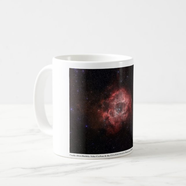 Rosette Nebula Coffee Mug (Front Left)