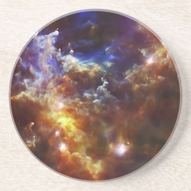 Rosette Nebula's Stellar Nursery Coaster (Front)