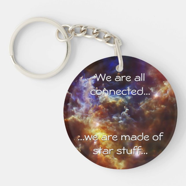 Rosette Nebula's Stellar Nursery Keychain (Front)