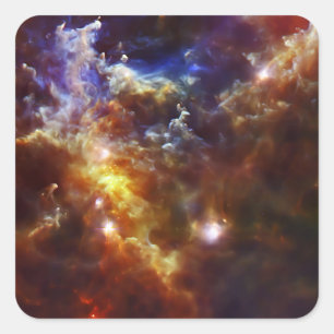 Rosette Nebula's Stellar Nursery Square Sticker