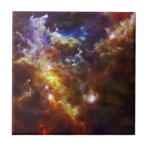 Rosette Nebula's Stellar Nursery Tile