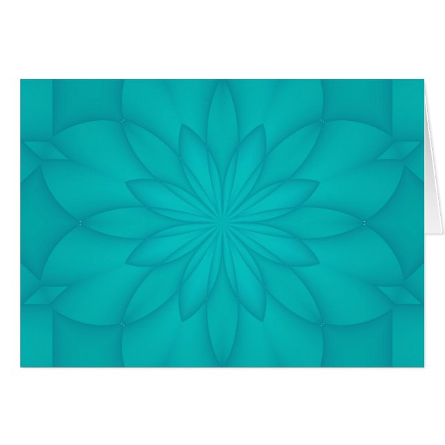 Rosette Turquoise (Devant horizontal)