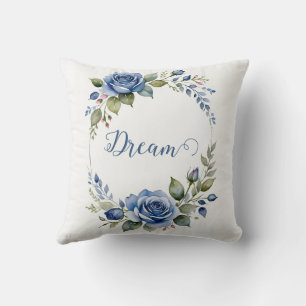 Rosewater Daydream Throw Pillow