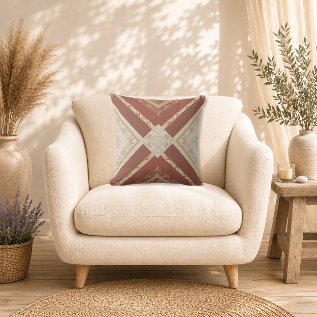 Rosewood Majesty Throw Pillow (Creator Uploaded)