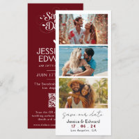 Rosewood Save The Date Photo Booth Qr Code
