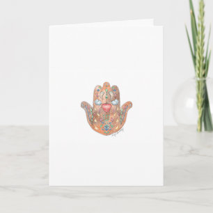Rosh Hashana Hamsa Card