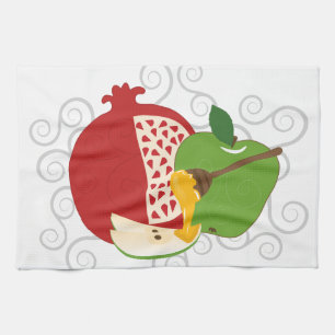Rosh Hashana Holiday Kitchen Decor Towel