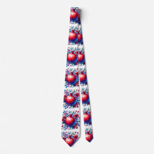 Rosh Hashana Water color Pomegranate  Tie