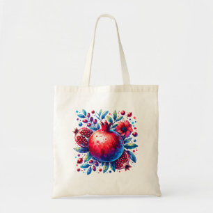 Rosh Hashana Water colour Pomegranate Tote Bag