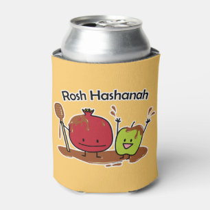 Rosh Hashanah apple pomegranate honey Jewish new Can Cooler