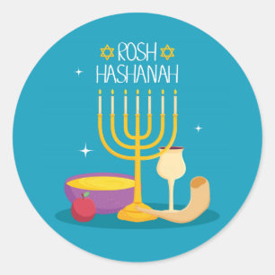 Rosh Hashanah Classic Round Sticker