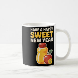 Rosh Hashanah Happy Sweet New Year Honey Bear Jewi Coffee Mug