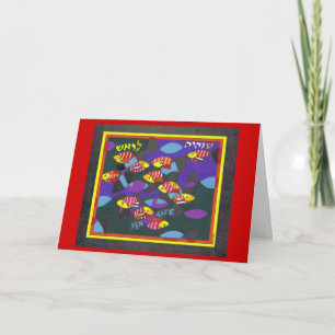 Rosh Hashanah Heads and Tails Holiday Card