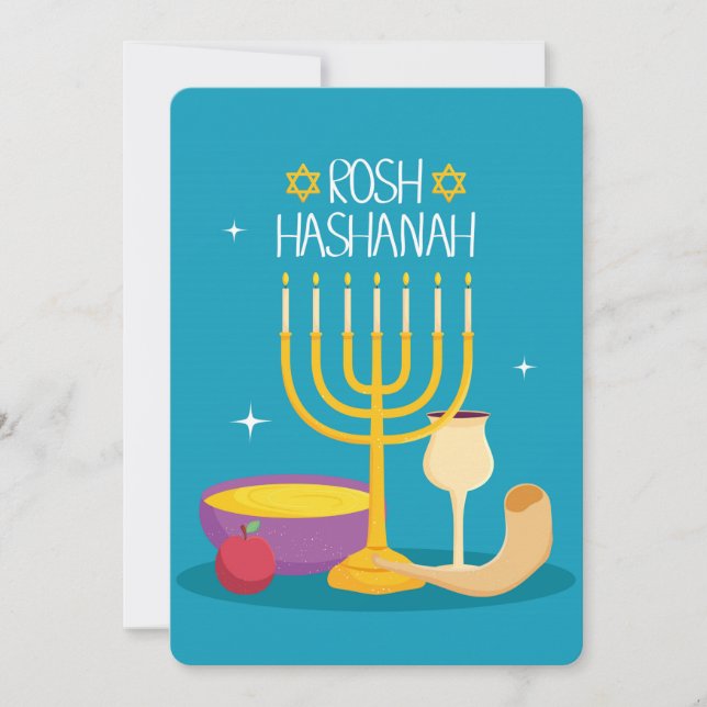 Rosh Hashanah Holiday Card (Front)