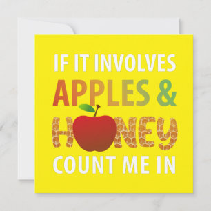 Rosh Hashanah - if it involves apples & honey  Invitation