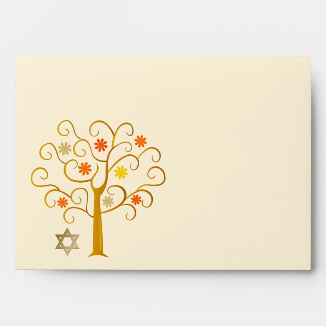 Rosh Hashanah, Jewish New Year  Envelope (Front)