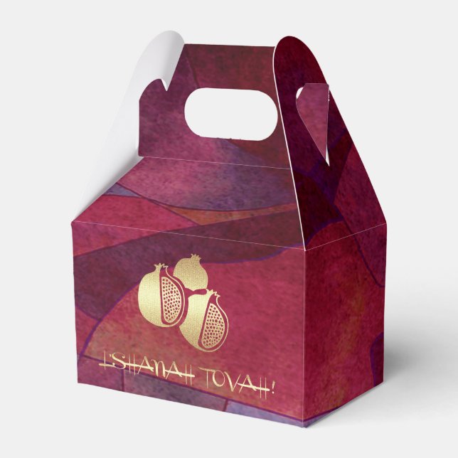 Rosh Hashanah | Jewish New Year  Favor Box (Front Side)