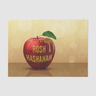 Rosh Hashanah Jewish New Year Honey Apple Tissue Paper