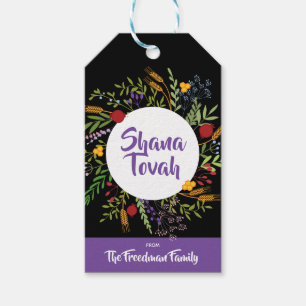 Rosh Hashanah Jewish New Year Shana Tovah Gift Tags