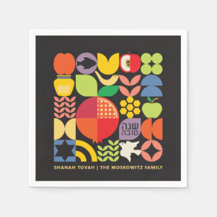 Rosh Hashanah Personalized Jewish New Year Napkins