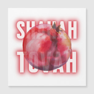 Rosh Hashanah Shanah Tovah Wishes Pomegranate Art
