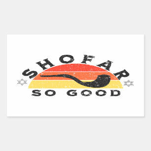 Rosh Hashanah Shofar So Good Funny Pun Sticker