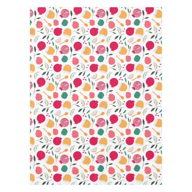 Rosh Hashanah Tablecloth (Front)