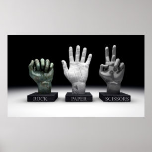 Roshambo - Rock Paper Scissors Poster