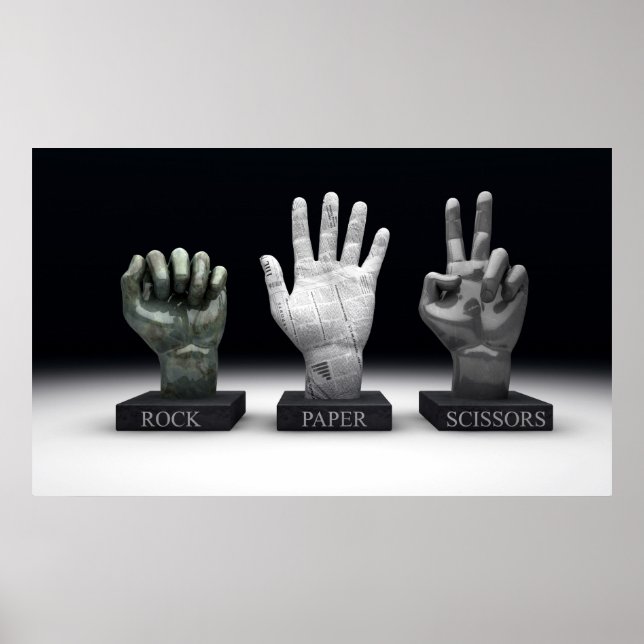 Roshambo - Rock Paper Scissors Poster (Front)