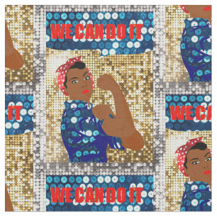 rosie africaine tissu riveter
